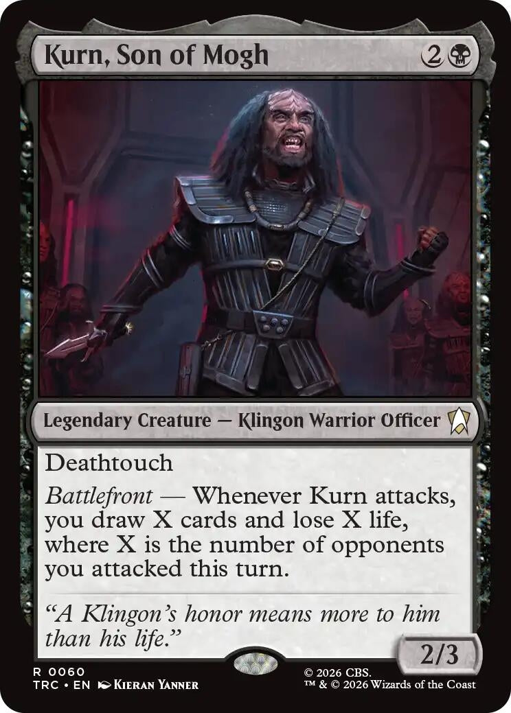Image for Kurn, Son of Mogh (Surge Foil) (TRC) - Magic: The Gathering