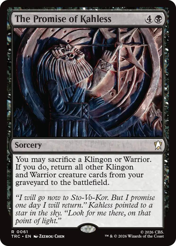 Image for The Promise of Kahless (Surge Foil) (TRC) - Magic: The Gathering