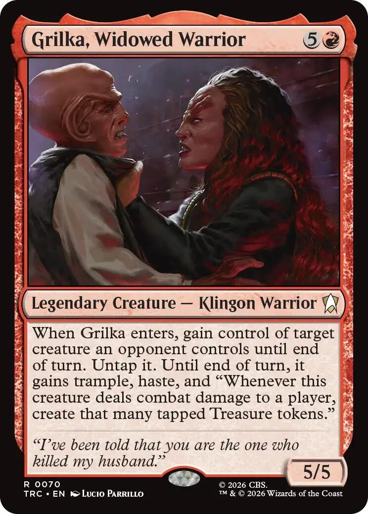 Image for Grilka, Widowed Warrior (TRC) - Magic: The Gathering