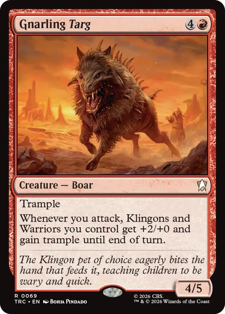 Image for Gnarling Targ (Surge Foil) (TRC) - Magic: The Gathering