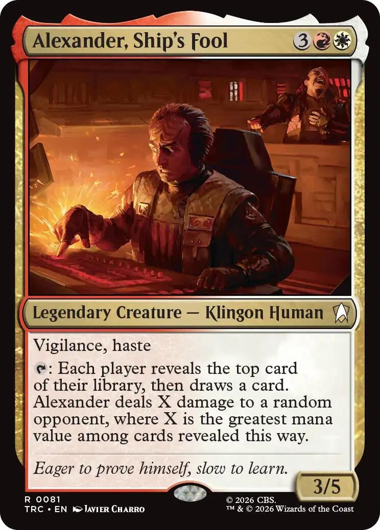 Image for Alexander, Ship's Fool (TRC) - Magic: The Gathering
