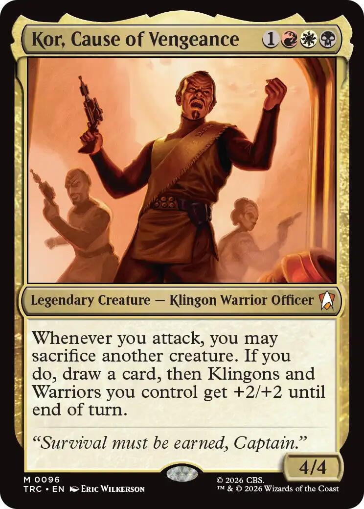 Image for Kor, Cause of Vengeance (TRC) - Magic: The Gathering