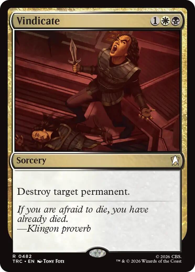 Image for Vindicate (TRC) - Magic: The Gathering