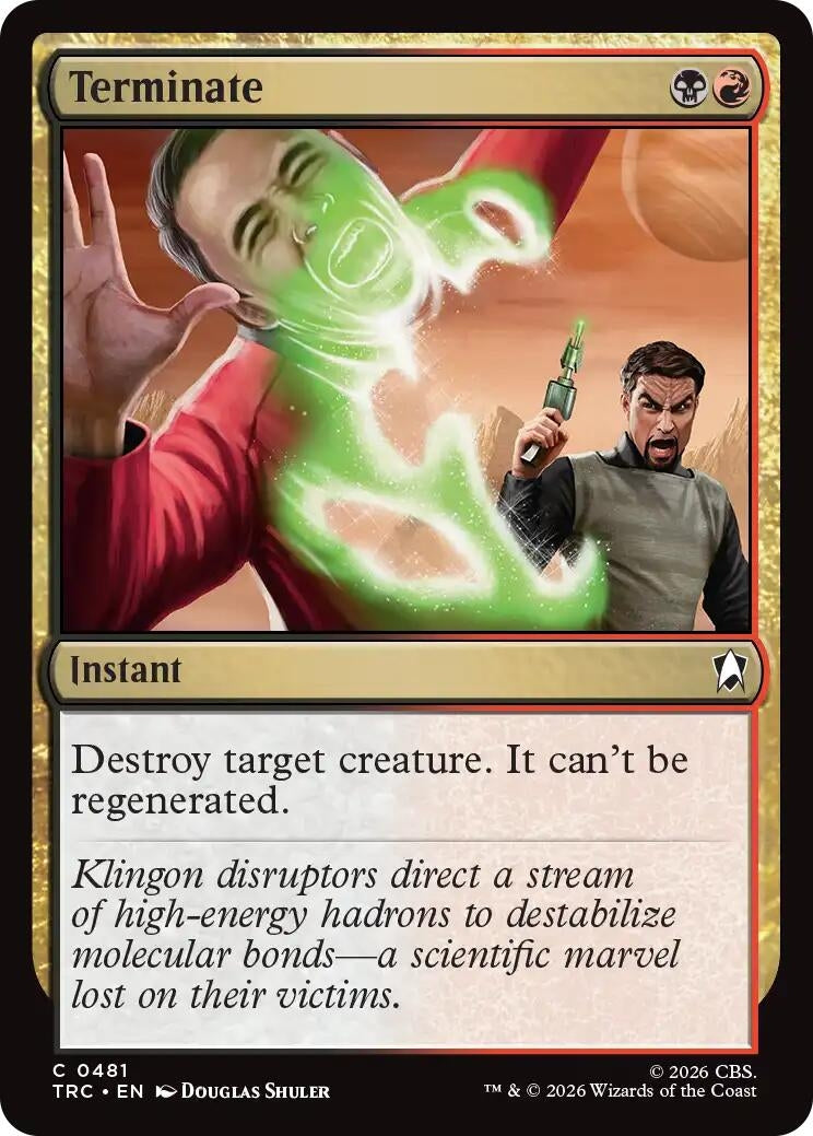 Image for Terminate (Surge Foil) (TRC) - Magic: The Gathering