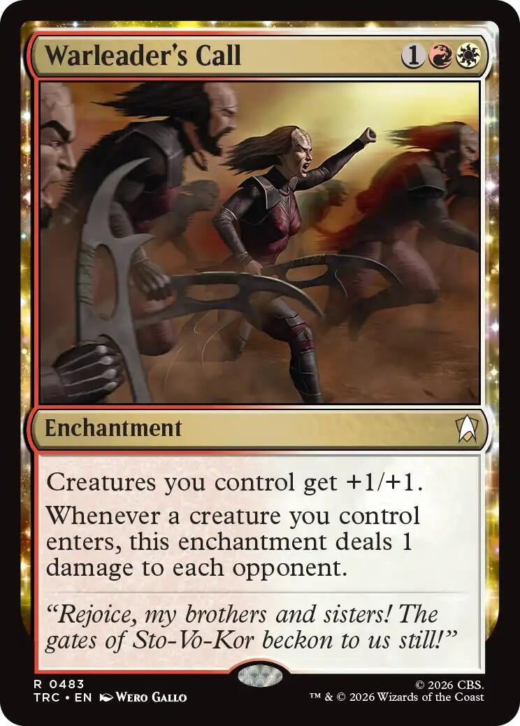 Image for Warleader's Call (Surge Foil) (TRC) - Magic: The Gathering