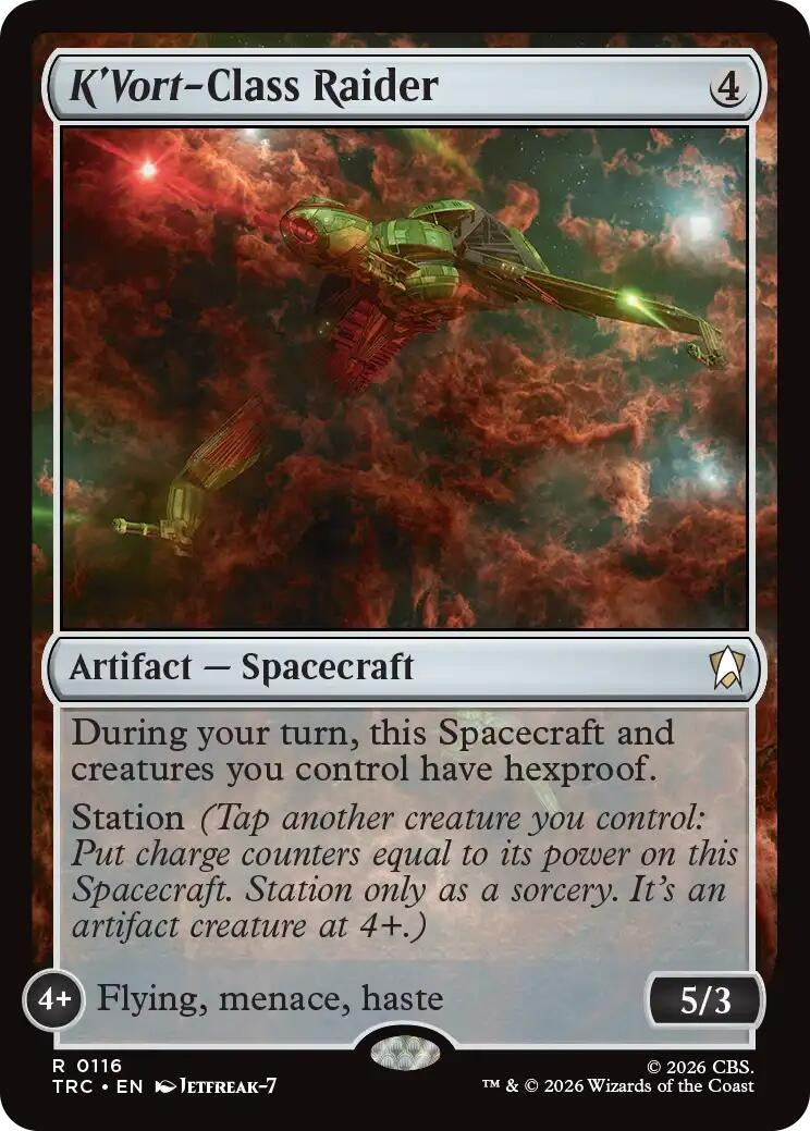 Image for K'Vort-Class Raider (Surge Foil) (TRC) - Magic: The Gathering