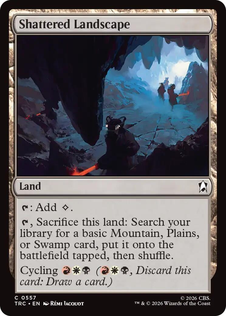 Image for Shattered Landscape (TRC) - Magic: The Gathering
