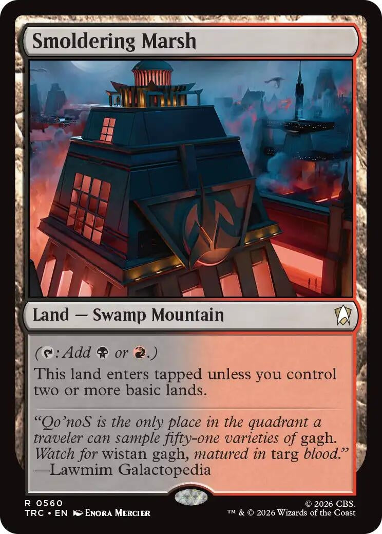 Image for Smoldering Marsh (TRC) - Magic: The Gathering