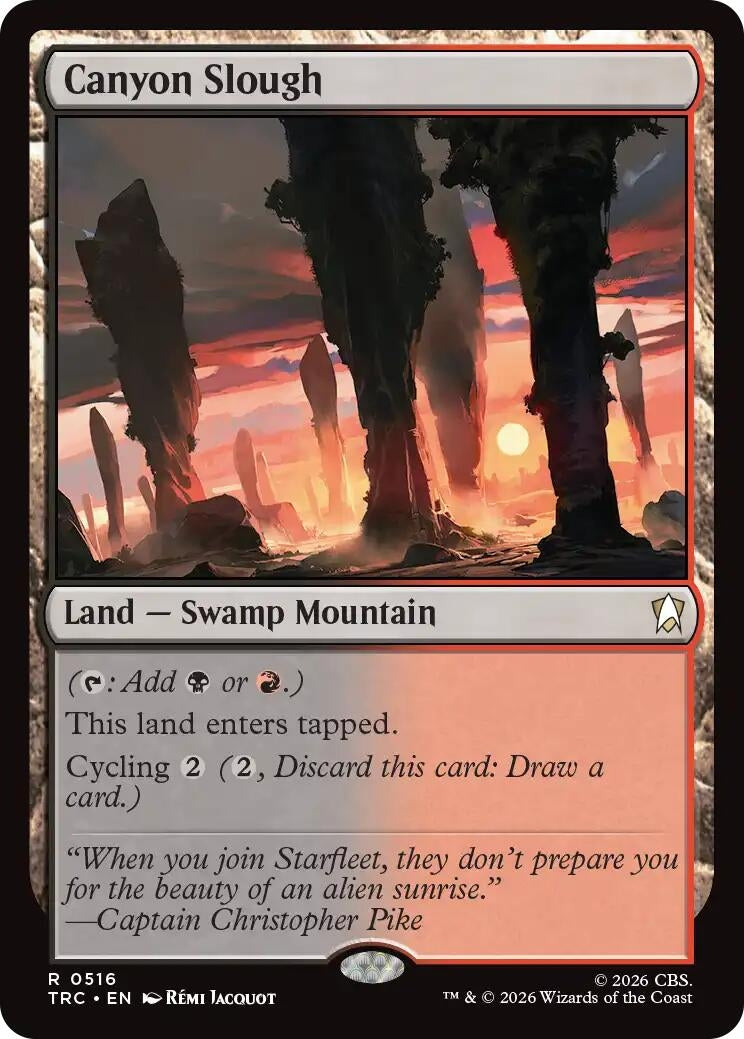 Image for Canyon Slough (Surge Foil) (TRC) - Magic: The Gathering