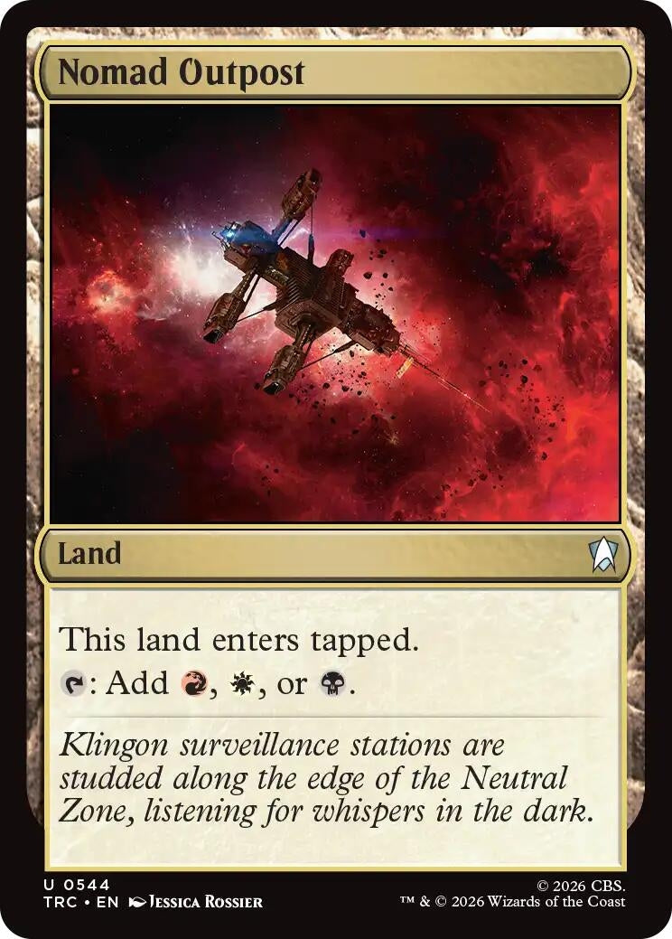 Image for Nomad Outpost (Surge Foil) (TRC) - Magic: The Gathering