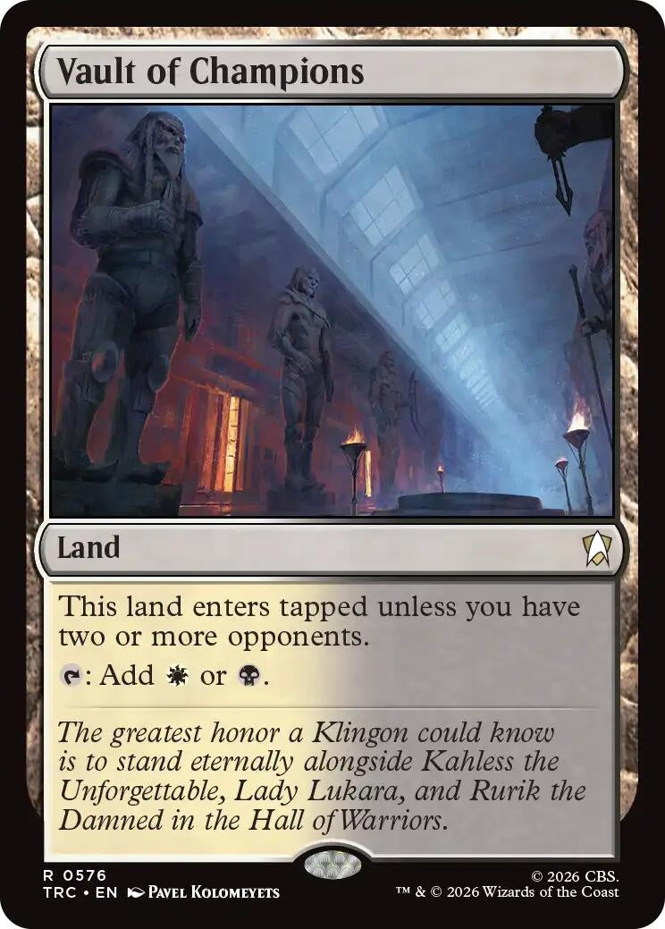 Image for Vault of Champions (Surge Foil) (TRC) - Magic: The Gathering