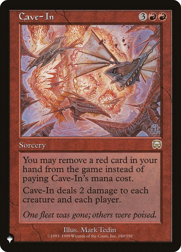 Image for Cave-In (180) (LIST) - Magic: The Gathering