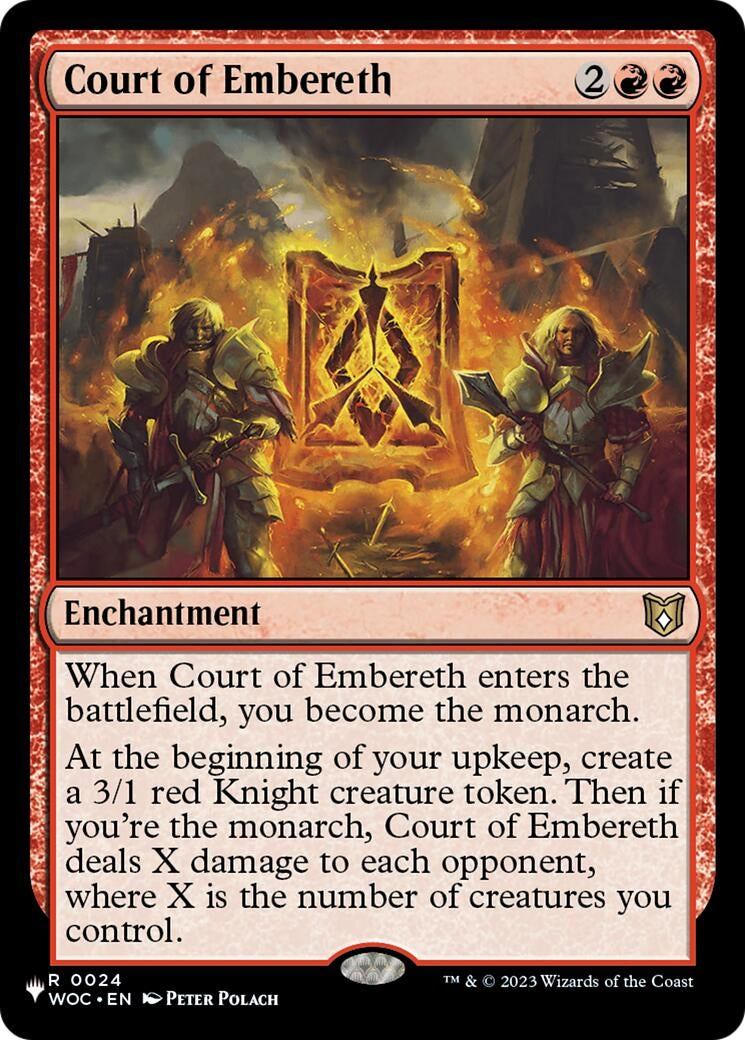 Image for Court of Embereth (24) (LIST) - Magic: The Gathering