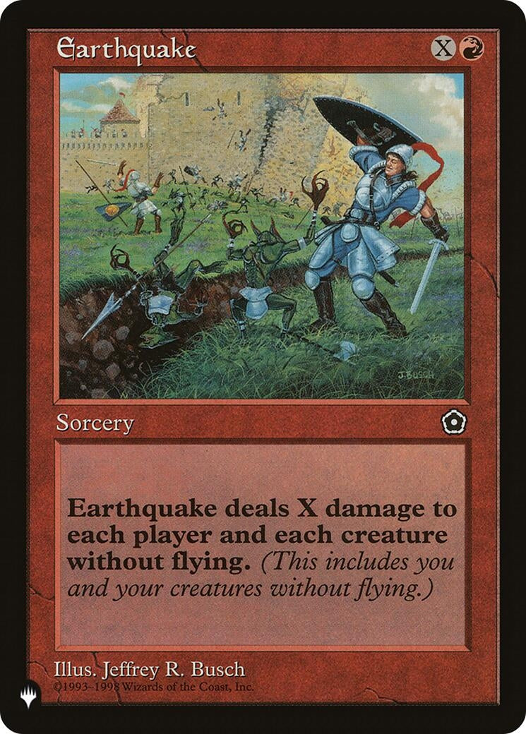 Image for Earthquake (LIST) - Magic: The Gathering