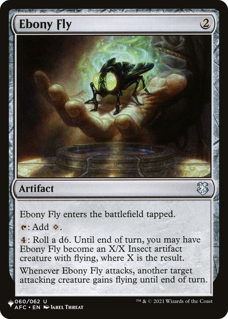 Image for Ebony Fly (60) (LIST) - Magic: The Gathering