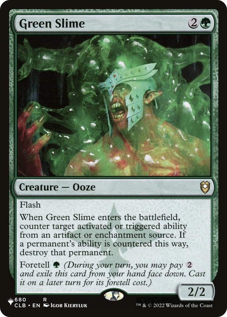 Image for Green Slime (680) (LIST) - Magic: The Gathering