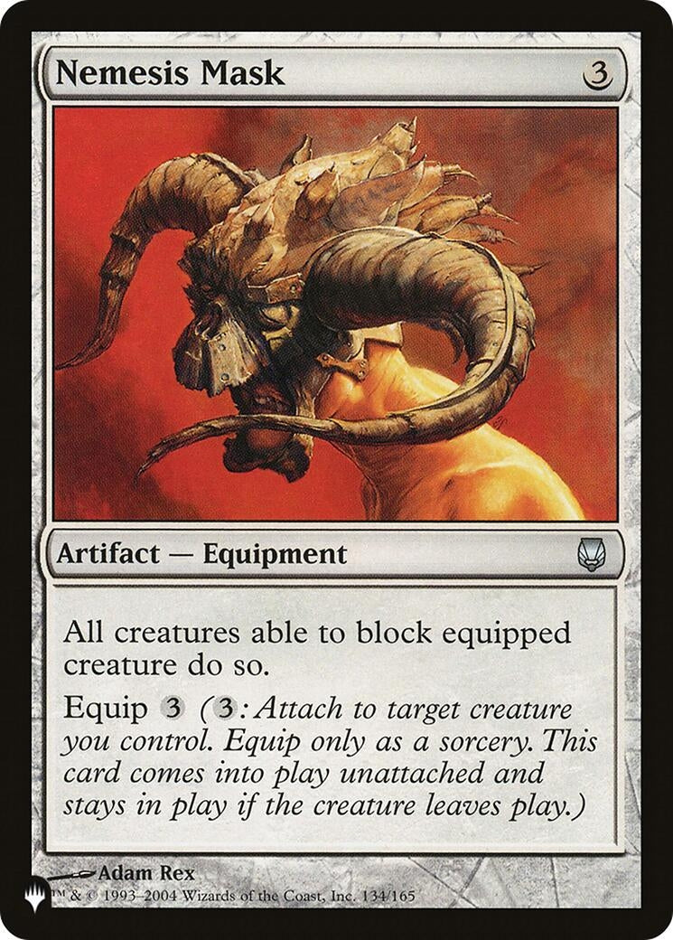 Image for Nemesis Mask (134) (LIST) - Magic: The Gathering
