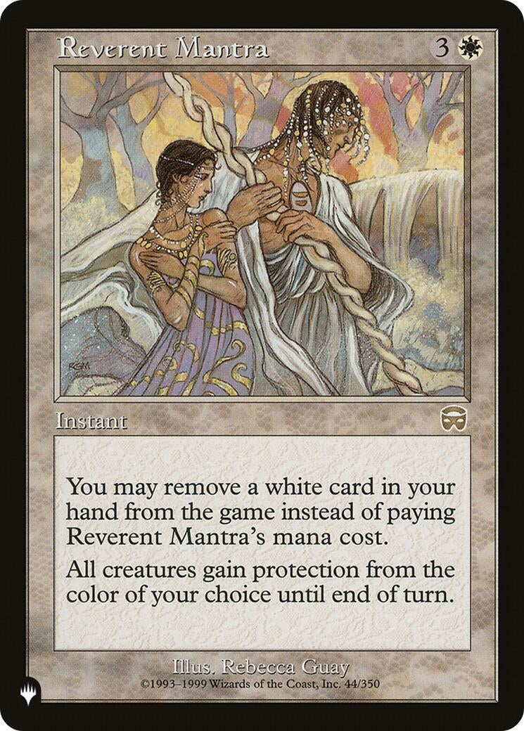 Image for Reverent Mantra (44) (LIST) - Magic: The Gathering