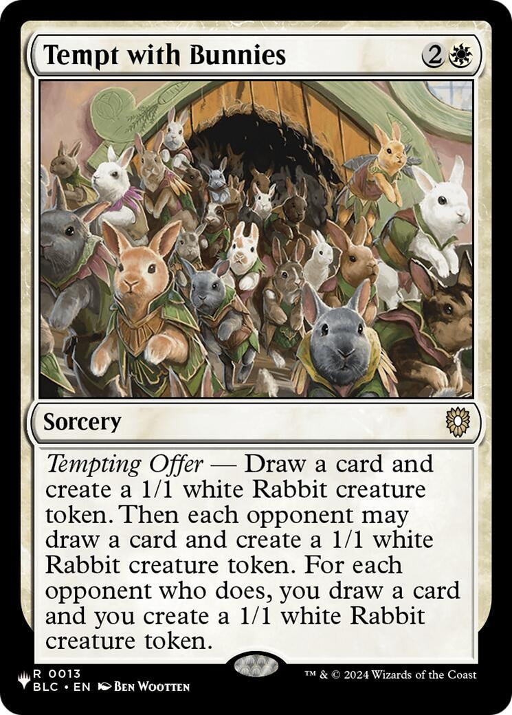 Image for Tempt with Bunnies (13) (LIST) - Magic: The Gathering