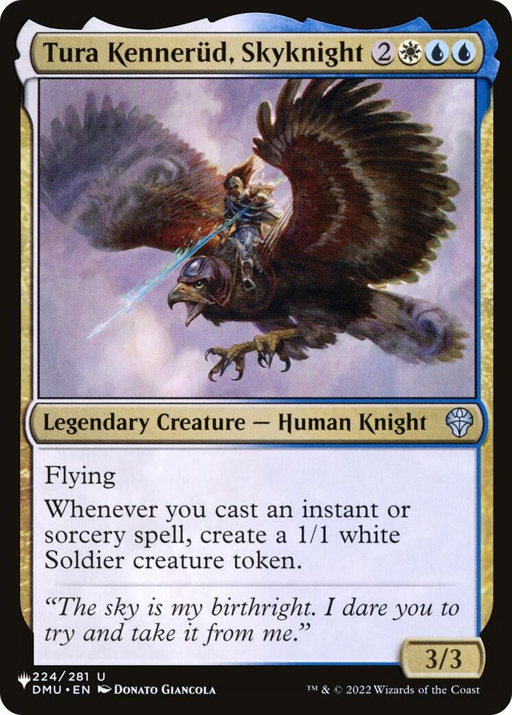 Image for Tura Kennerud, Skyknight (224) (LIST) - Magic: The Gathering