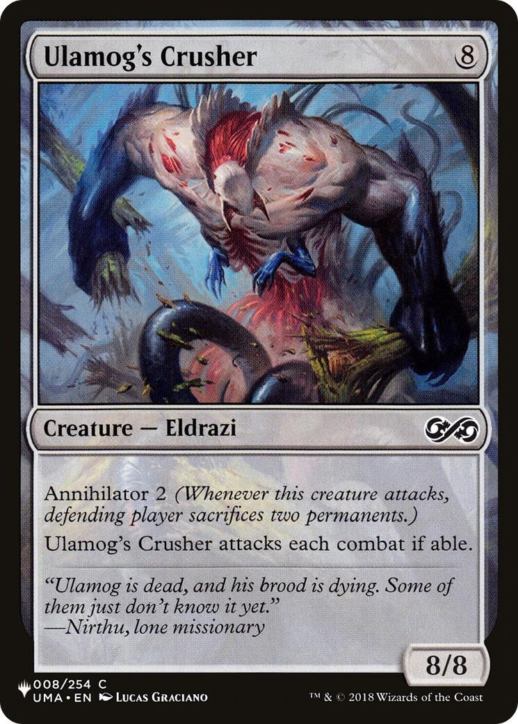 Image for Ulamog's Crusher (8) (LIST) - Magic: The Gathering