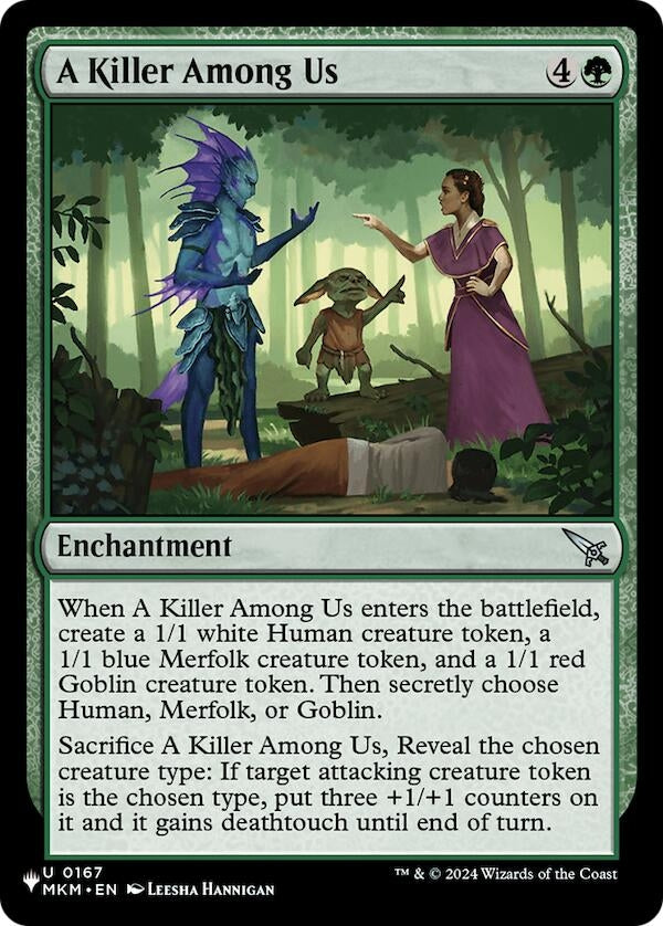 Image for A Killer Among Us (167) (LIST) - Magic: The Gathering
