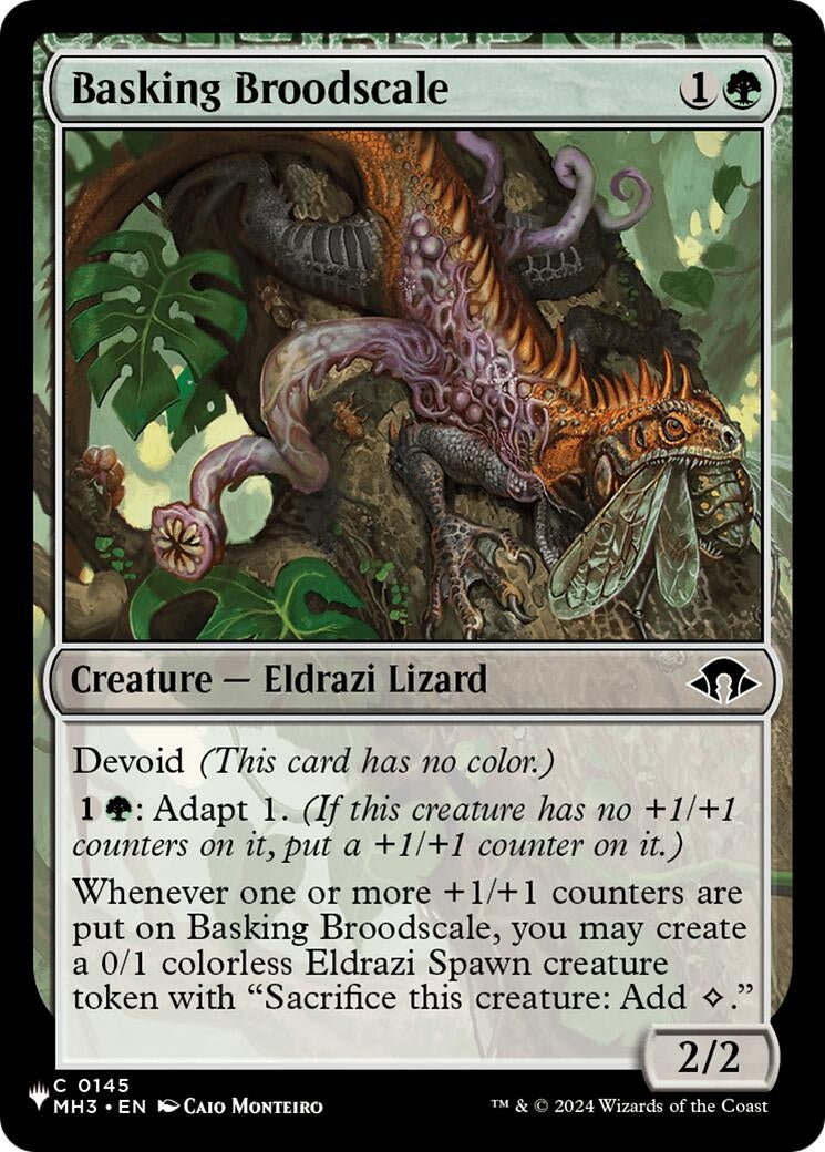 Image for Basking Broodscale (145) (LIST) - Magic: The Gathering