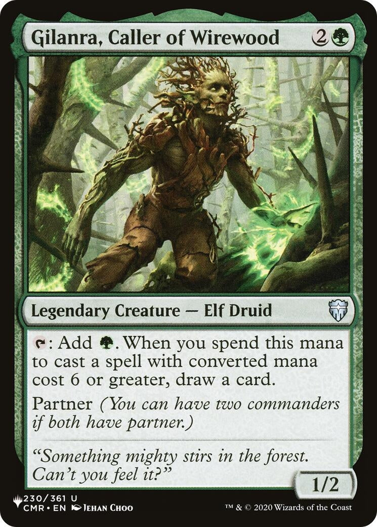 Image for Gilanra, Caller of Wirewood (230) (LIST) - Magic: The Gathering