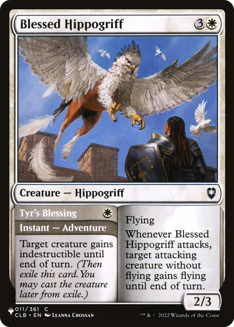 Image for Blessed Hippogriff (11) (LIST) - Magic: The Gathering