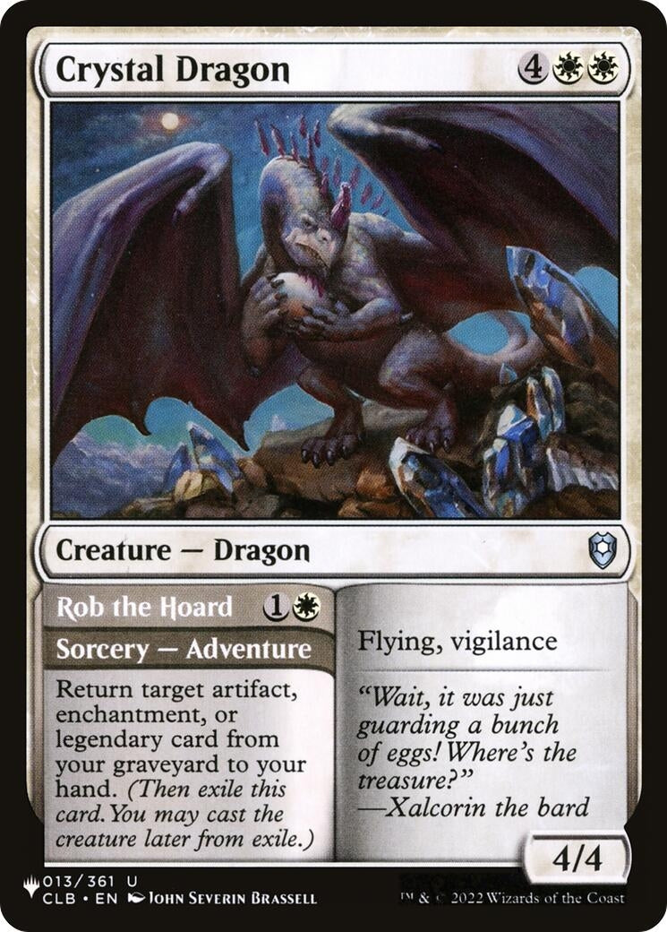 Image for Crystal Dragon (13) (LIST) - Magic: The Gathering