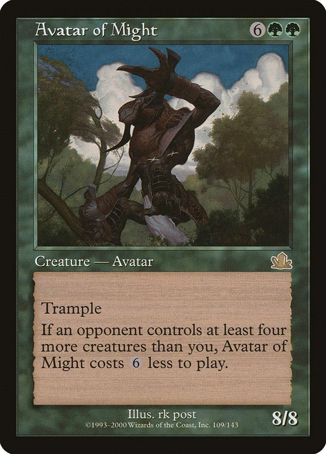 Image for Avatar of Might (109) - Magic: The Gathering