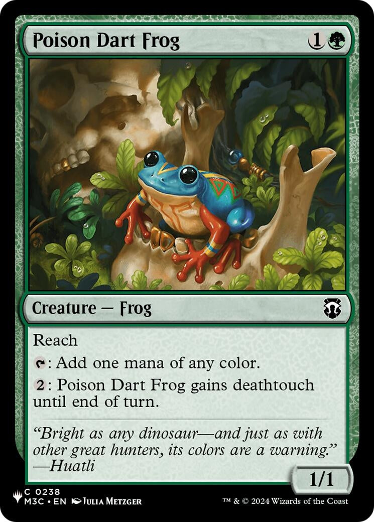 Image for Poison Dart Frog (238) (LIST) - Magic: The Gathering