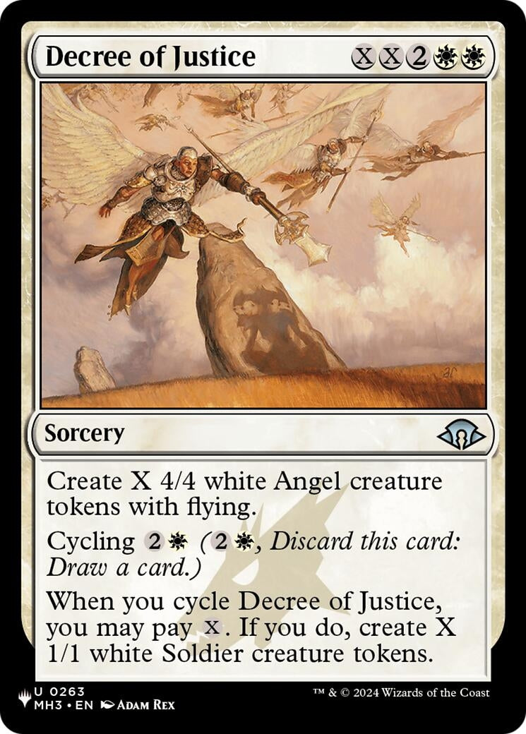 Image for Decree of Justice (MH3) (263) (LIST) - Magic: The Gathering