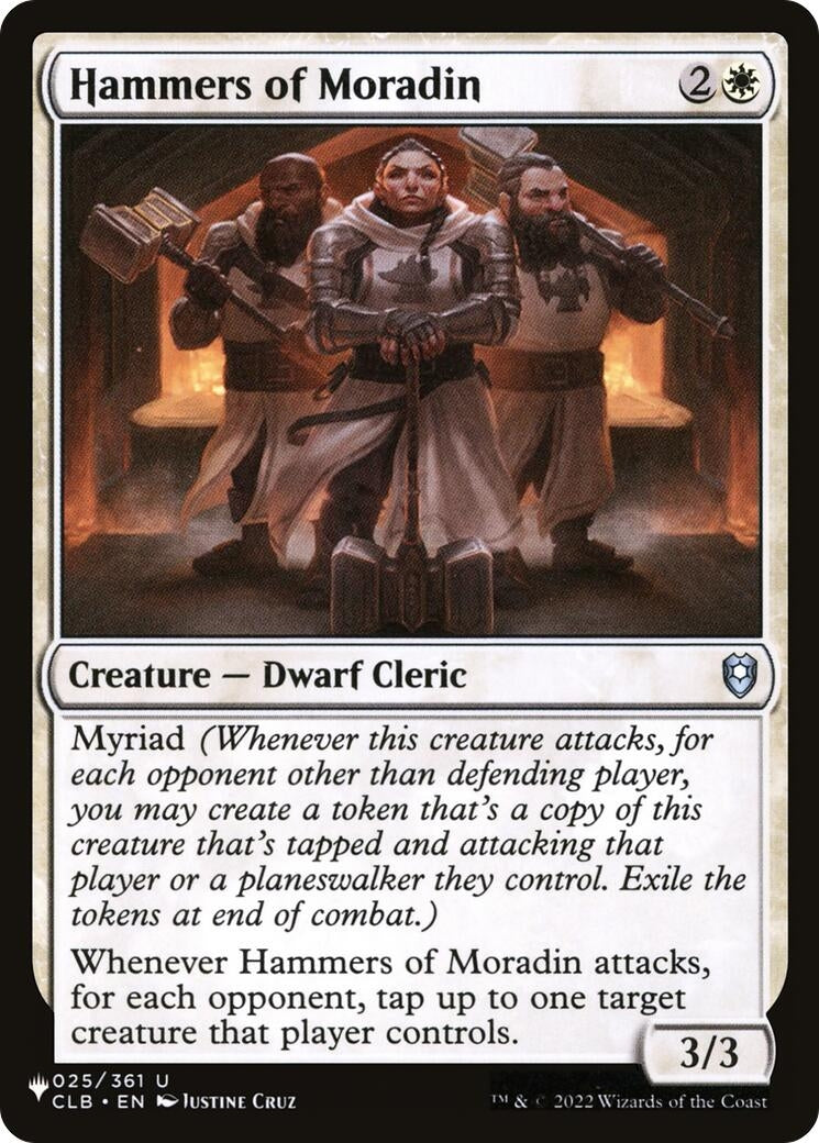 Image for Hammers of Moradin (25) (LIST) - Magic: The Gathering