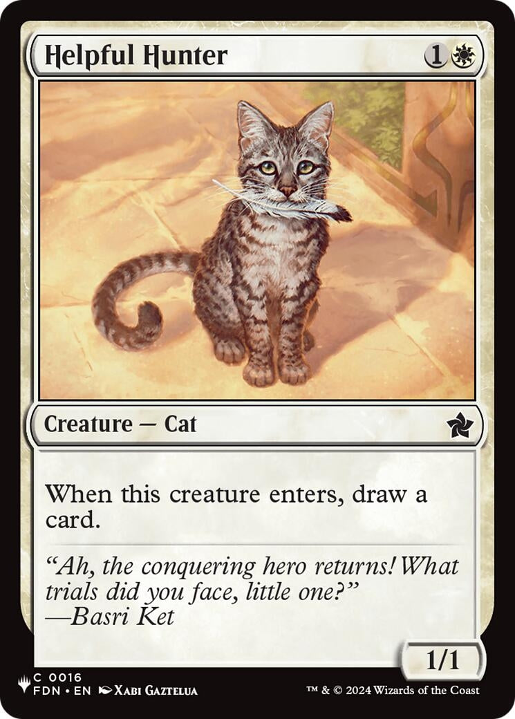 Image for Helpful Hunter (16) (LIST) - Magic: The Gathering