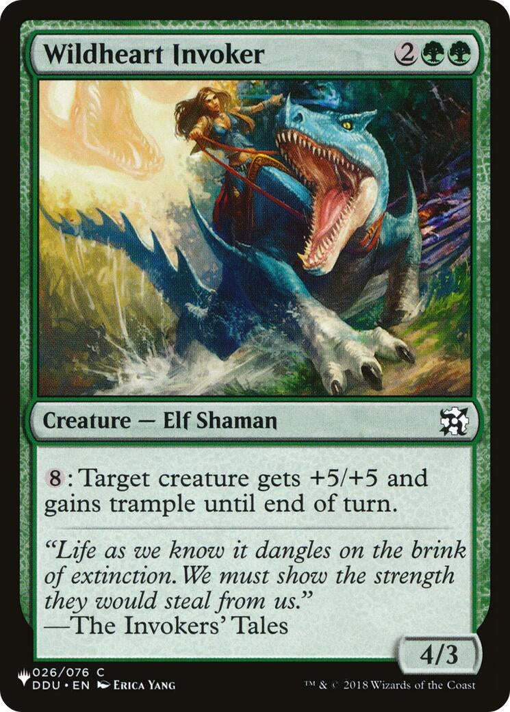 Image for Wildheart Invoker (DDU) (26) (LIST) - Magic: The Gathering