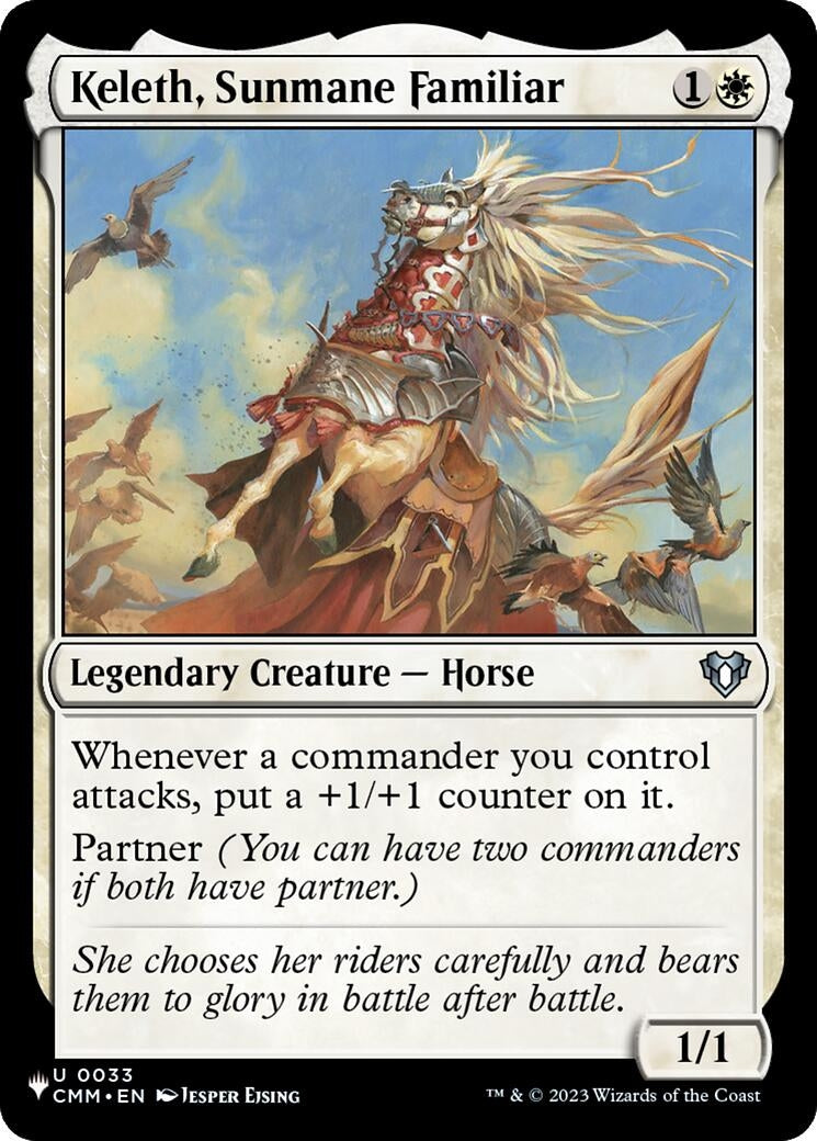 Image for Keleth, Sunmane Familiar (33) (LIST) - Magic: The Gathering