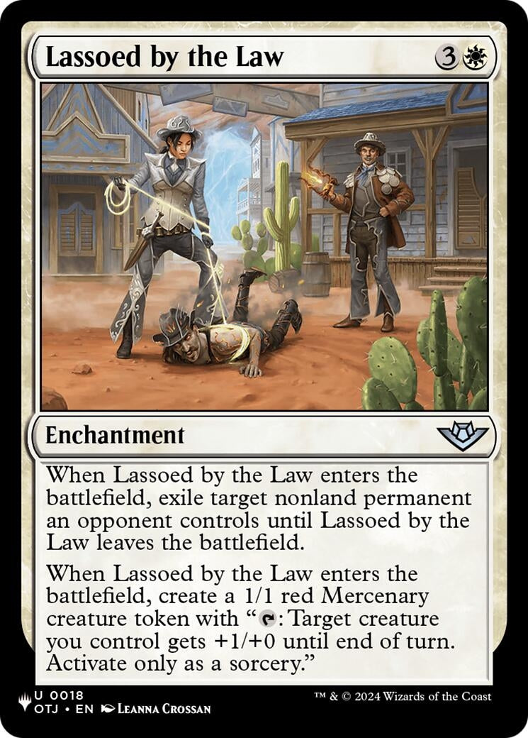 Image for Lassoed by the Law (18) (LIST) - Magic: The Gathering