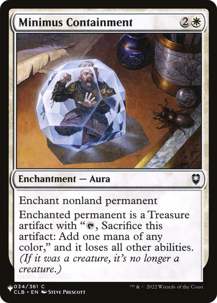 Image for Minimus Containment (34) (LIST) - Magic: The Gathering