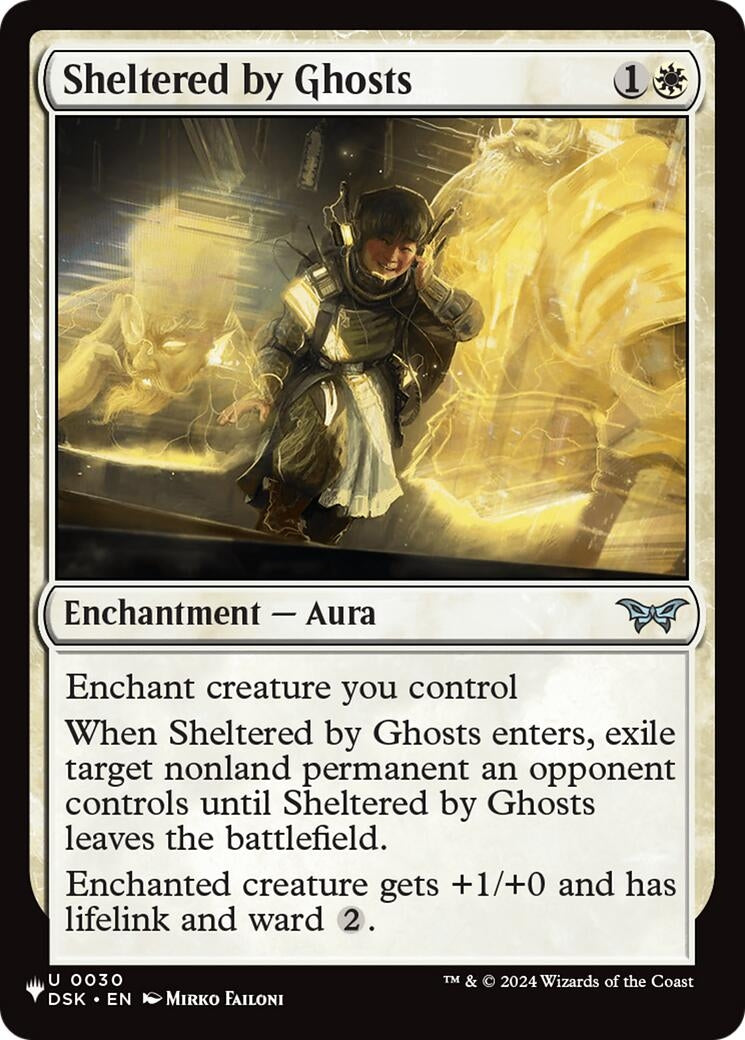 Image for Sheltered by Ghosts (30) (LIST) - Magic: The Gathering
