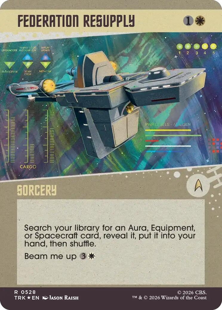 Image for Federation Resupply (Showcase) (Surge Foil) (528) (TRK) - Magic: The Gathering