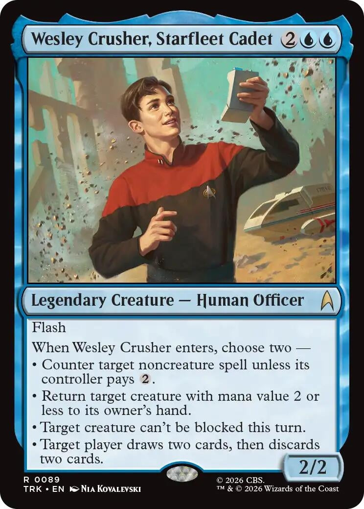 Image for Wesley Crusher, Starfleet Cadet (89) (TRK) - Magic: The Gathering