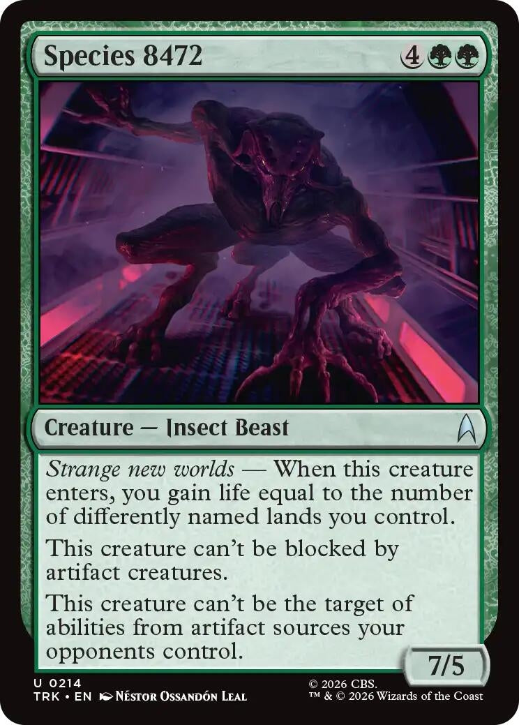 Image for Species 8472 (214) (TRK) - Magic: The Gathering