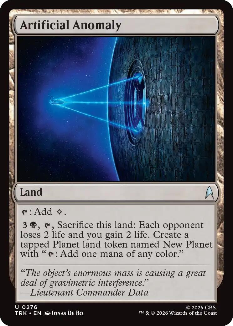 Image for Artificial Anomaly (276) (TRK) - Magic: The Gathering