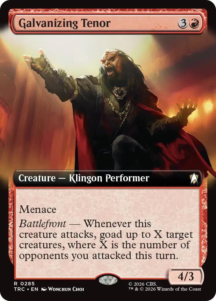 Image for Galvanizing Tenor (Extended Art) (285) (TRC) - Magic: The Gathering