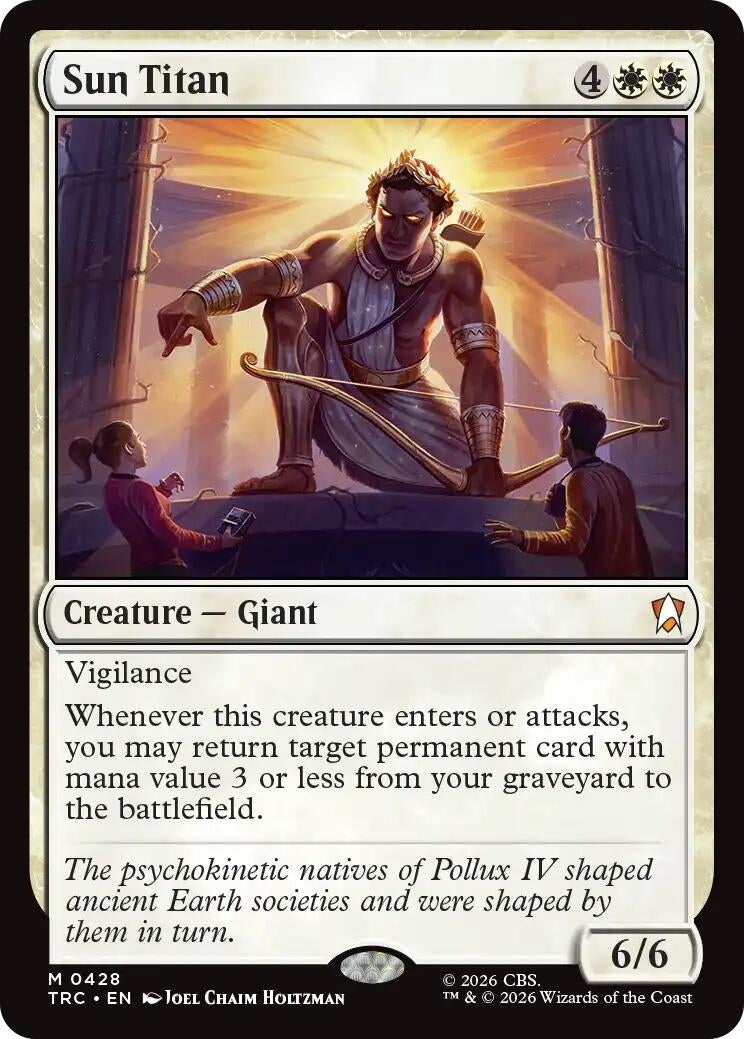Image for Sun Titan (Surge Foil) (428) (TRC) - Magic: The Gathering