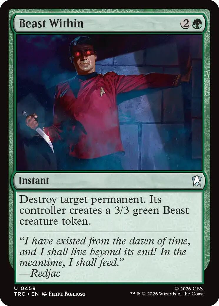 Image for Beast Within (459) (TRC) - Magic: The Gathering