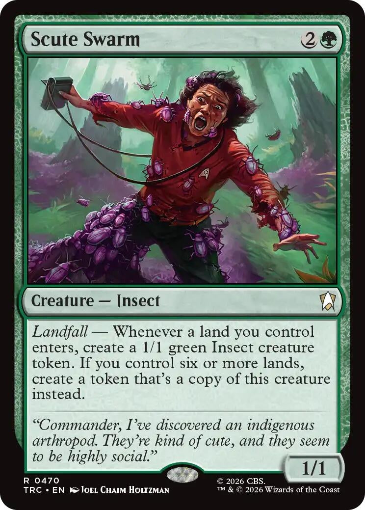 Image for Scute Swarm (470) (TRC) - Magic: The Gathering