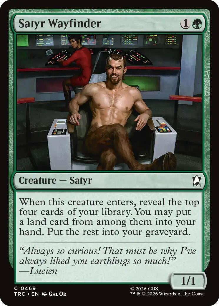 Image for Satyr Wayfinder (Surge Foil) (469) (TRC) - Magic: The Gathering
