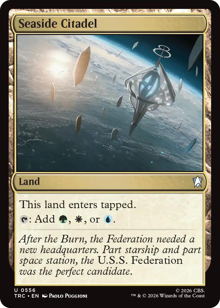 Image for Seaside Citadel (Surge Foil) (556) (TRC) - Magic: The Gathering